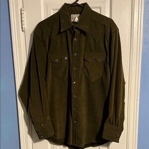 Rockmount Olive Green Western Shirt